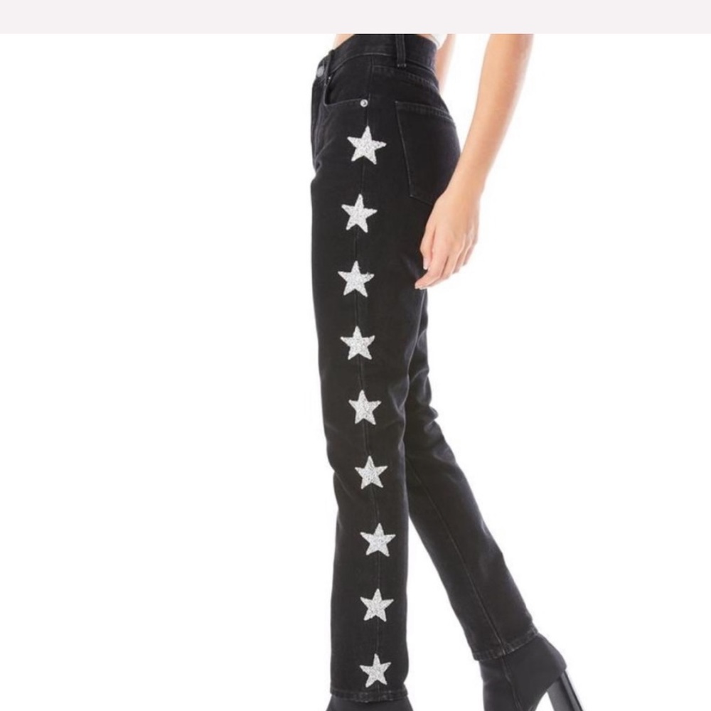Carmar black star jean NWT
